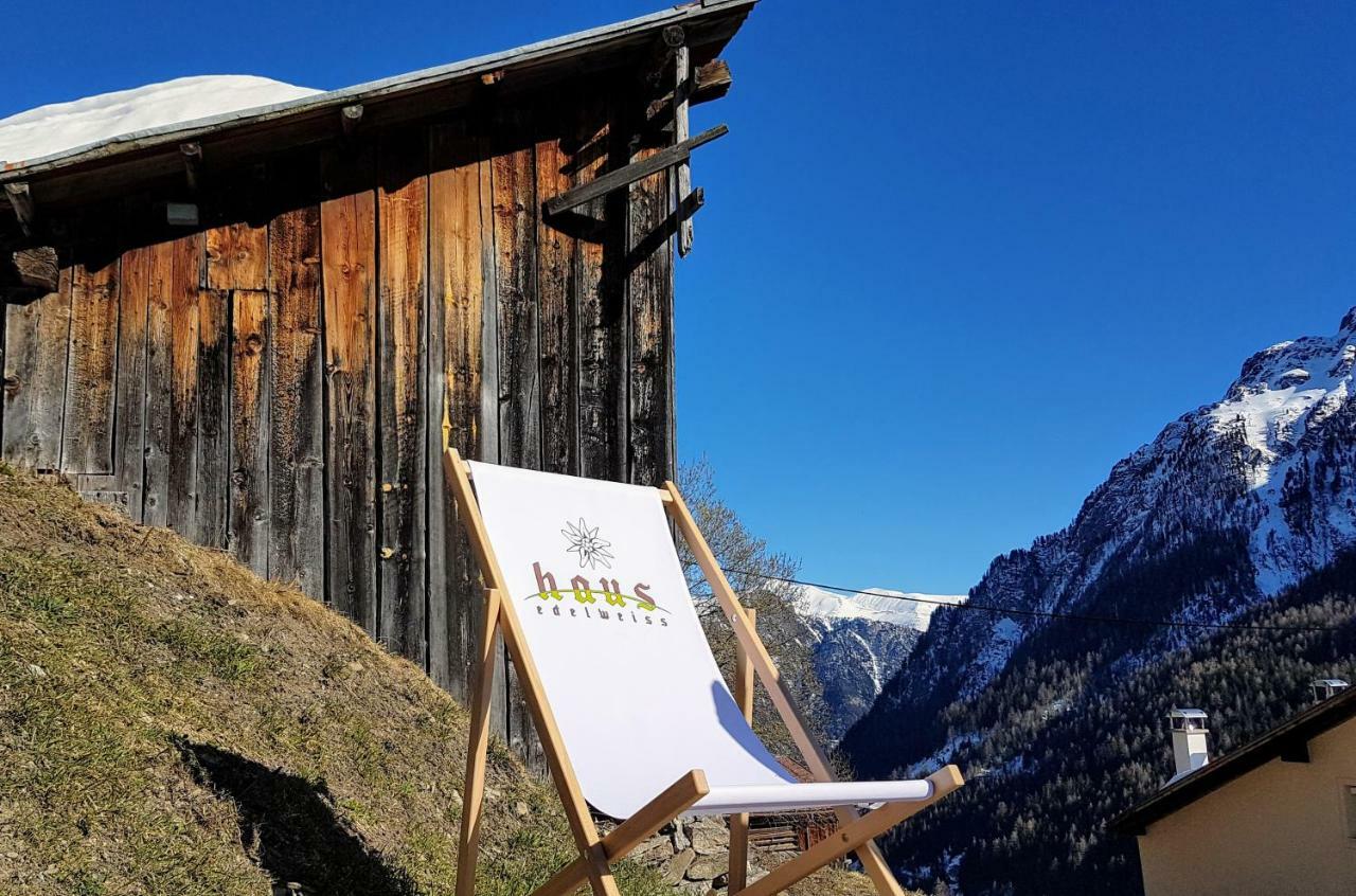 Haus Edelweiss Spiss Bei Samnaun 施皮斯 外观 照片